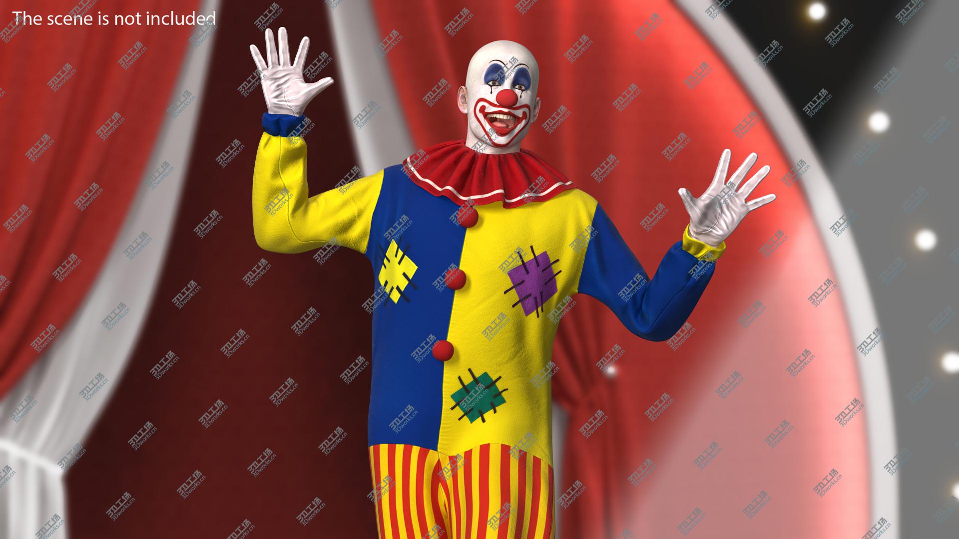 images/goods_img/202104093/Bald Clown Dancing Pose 3D/4.jpg